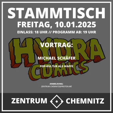 Hydra Comics im Zentrum Chemnitz